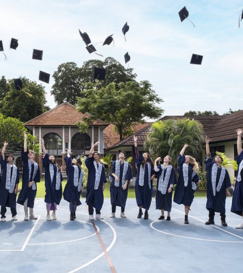 Bali Island School Students Graduating