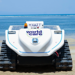 Meet The Hyatt Bebot, Beach Cleaning Robot