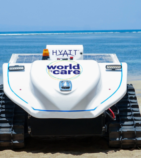 Meet The Hyatt Bebot, Beach Cleaning Robot
